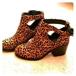Mix No. 6 "Lopen" Leopard Print Bootie